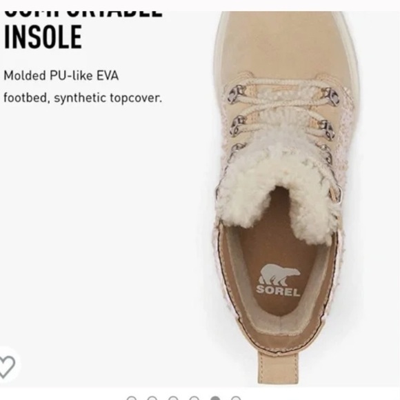 NWT Sorel Lennox Lace Cozy Waterproof Boot - Picture 7 of 8